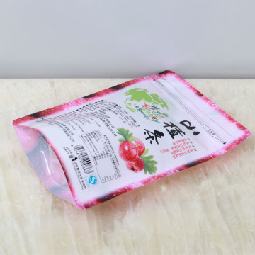 Moisture-proof food-grade plastic packaging bag with zipper