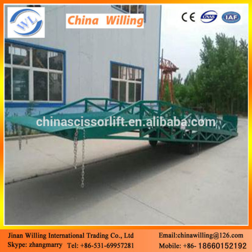 12 ton adjustable loading ramp for trailers