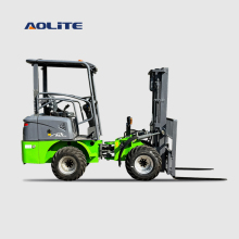 AOLITE ALT CE EFL12 Mini Electric Forklift Wheel Loader - 1.2 Ton Articulated Compact Electric Forklift Loader Price