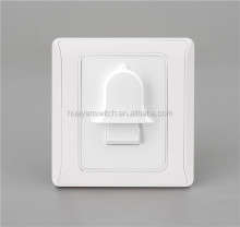 White colour door wall switch door bell push