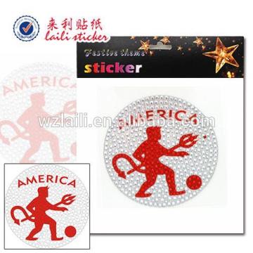 3d acrylic sticker/team logo sticker /acryl sticker