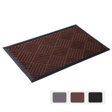 Indoor Non-Slip Washable Welcome Doormat with Low Profile for Front Entry