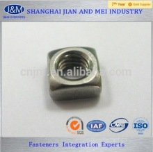 Carbon steel galvanized Half a chamfer square nut