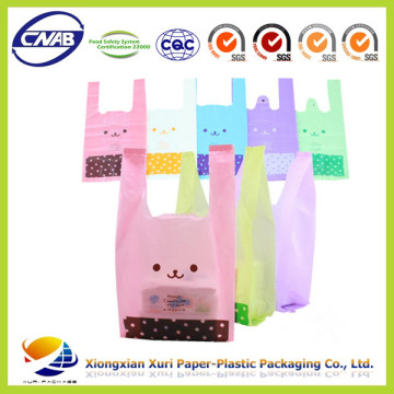 HeBei Bag Plastic Bag Manufacturers PE Biodegradable Plastic Shopping Bag With Customized Printed