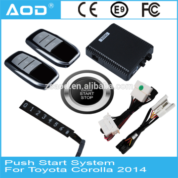 For Toyota Corolla 2014 engine start stop button system with remote engine start