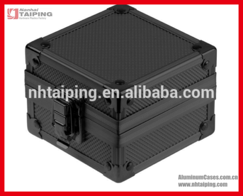 Black aluminium watch box suitcase