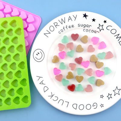 Heart Shape Silicone Molds Valentine's Chocolate Candy Molds Baking Jelly Mold for Party Cake Decoration