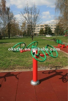 Outdoor Fitness Equipment Tai Chi Spinner steel Galvanization