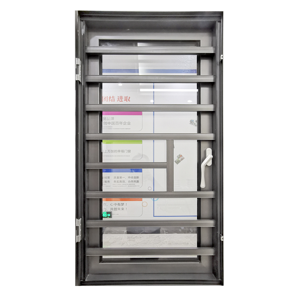 Aluminum window burglar designs hurricane proof industrial windows