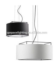 (XCP3301) Modern Fabric hotel Lewit T Pendant light, 2016 New product fancy light contemporary hotel pendant lamp
