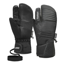 High Quality Waterproof 3 Fingers Ski Gloves - Warm Winter Snow Snowmobile Gloves