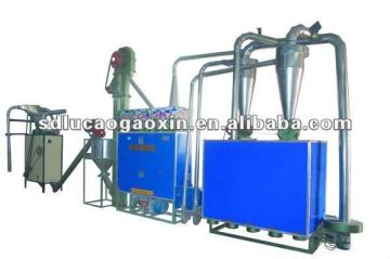 Automatic 6FW-D4 grain grits grinding production line