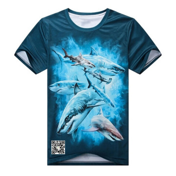 Full Sublimation Printing Short Sleeve T Shirt With Any Color