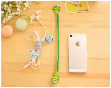 Funny Silicone Rubber Cable Winder For Earphone