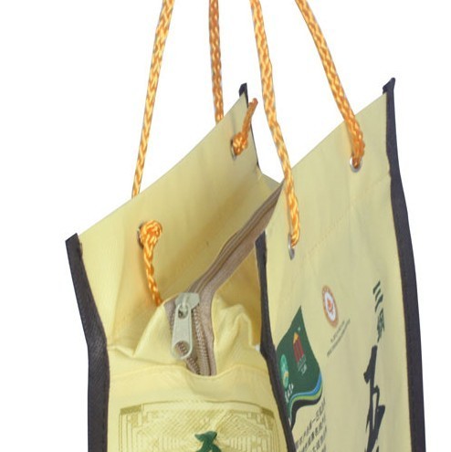 Bolso de arroz tejido laminado no