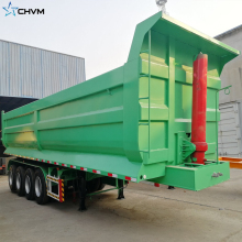 4 Axles Tipper Rear Dump Semi Trailer