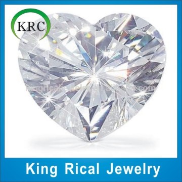 cubic zirconia jewelry factory direct wholesale white heart export merchant cubic zirconia jewelry