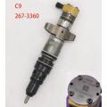 C7 C9 Excavator Mesin Diesel Fuel Injector 2360962