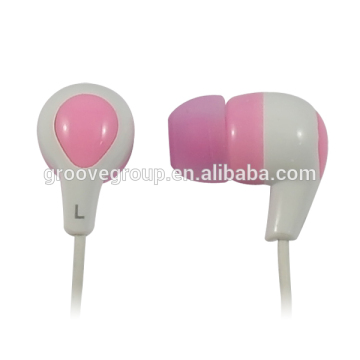 Hot selling promotional couple earphone pink earphones