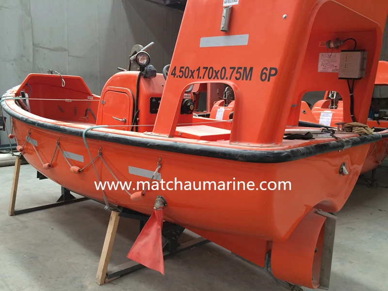 Inboard and Outboard Engine FRP Motor Rescue Boat for Sale