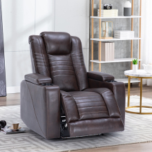 Modern Multifunction Leather Recliner Sofa with Massage