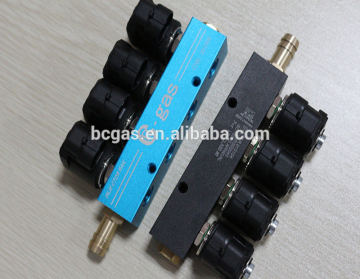 cng/lpg fuel injector rail for 4 cylinder injection sequential system