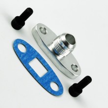AN10 Aluminum Turbo Oil Drain Return Flange T3 T4 Kit
