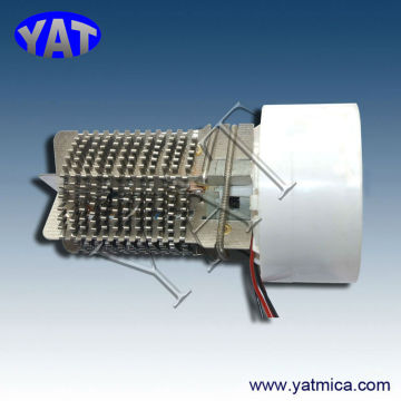 Mica air heater blower for hair dryer