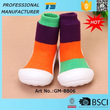 Wholesale Crochet Knitting Rubber Sole Baby Sock Shoes