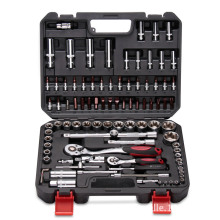 61-Piece Chrome Vanadium Steel Automotive Spanner and Wrench Set: The Ultimate Tool Box for Car Shops and Mechanic Work