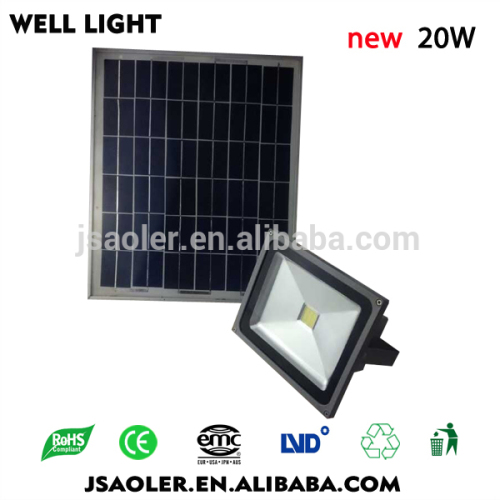 20w led outdoor solar street flood light ROHS CE outdoor solar lamps light led outside lights