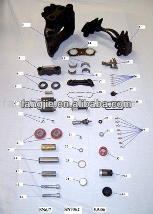 Knorr Complete Auto Brake Caliper brake repair kit