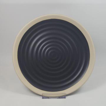 Stoneware Ceramic Thread Plate