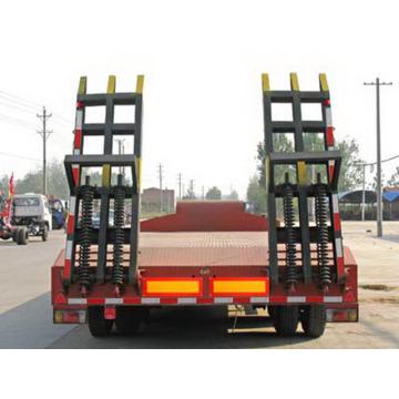 Two Axles Low Flat Plate Semi Trailer