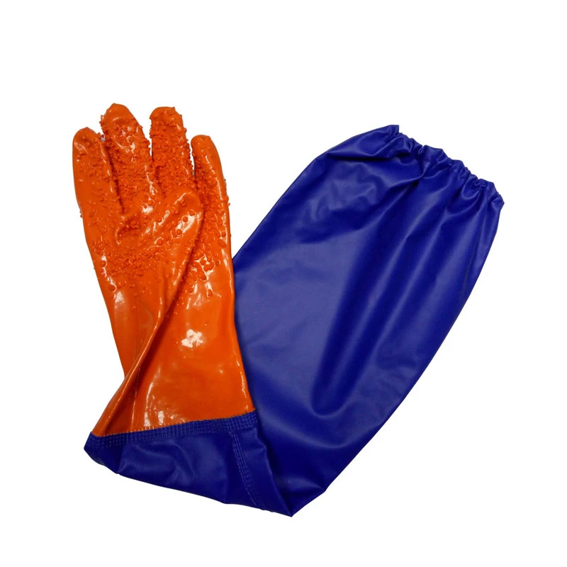 PVC Coated Chemical Gloves Long