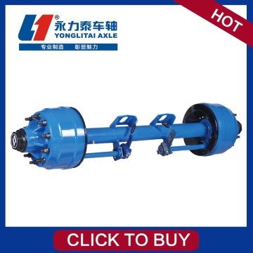 Professioanl light trailer axle assembly