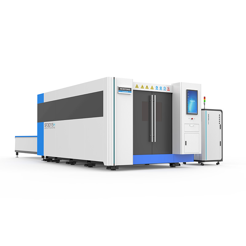 Full protection small metal fiber laser cutting machine price 750w 1000w 1500w SF1313G