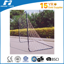 kids practice soccer goal football net without target