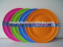 4PK picnic round plates 10 inch #TG20724