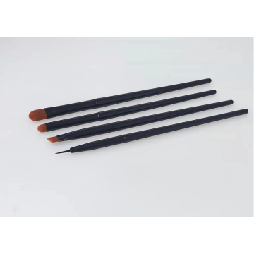 2022 New Black Exquisite Eye and Eyebrow Brush Makeup Brush Set 4pcs