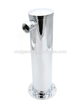 Double beer Tap (faucet) Draft Beer Tower Chrome Plated