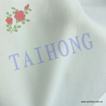 white color plain weave polyester cotton fabric