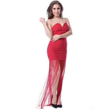 Red sexy china manufacturing long dress summer maxi dresses