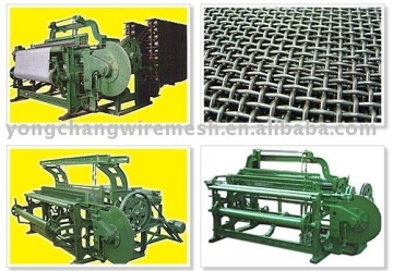 Crimped mesh machine