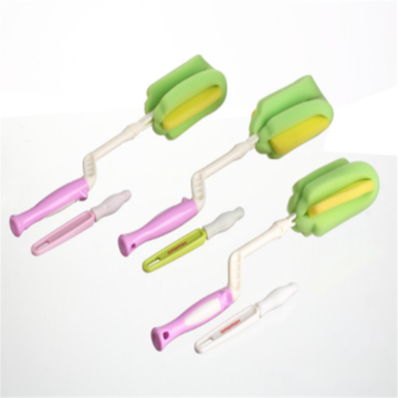 Baby Sponge Brush Botol &amp; Nipple Brush Set