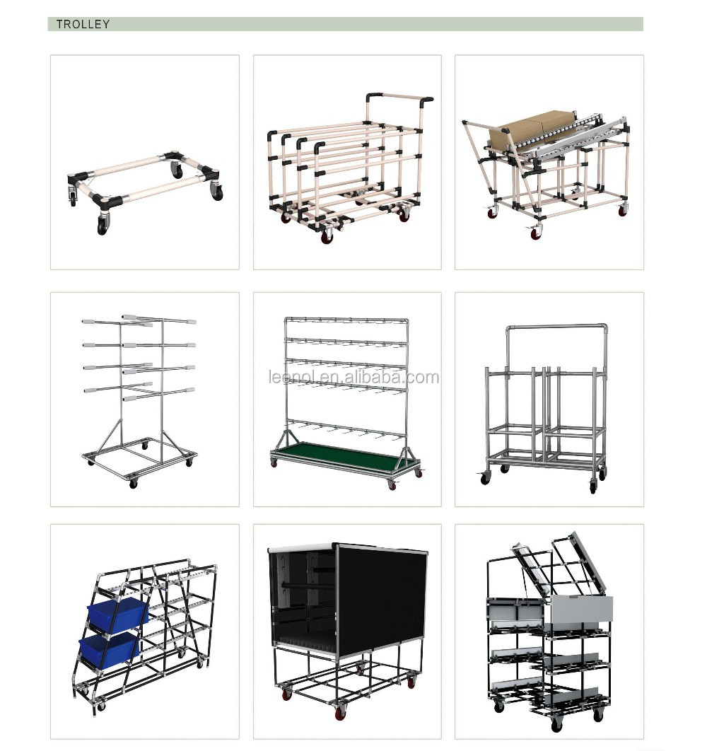 Customized Accept lean pipe for lean pipe rack system with high quality and cheap price