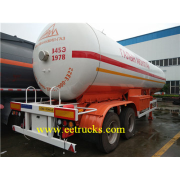 40000L 2 Axle LPG Gas Trailer Tanks