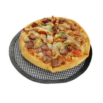 6 tum återanvändbar non-stick pizzabakningsnät