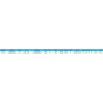 Curing Agent 중국 세관 데이터 수출