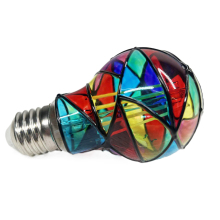 Gothic Colorful Painted LED Filament Light Bulb for Home Party Decor